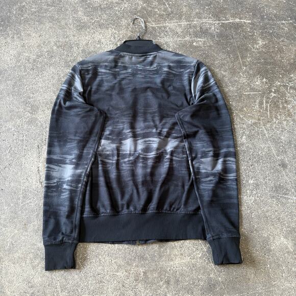 Athleta Performance Track Jacket Womens S Gray Zip Pockets Stretch Athleisure - Picture 3 of 8